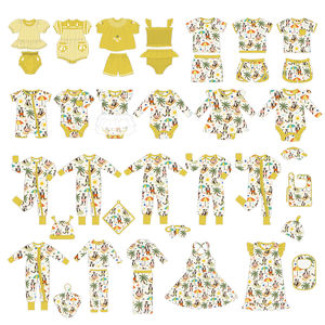 Mono <span class=keywords><strong>de</strong></span> Punto con Estampado Animal <span class=keywords><strong>para</strong></span> Bebé, Diseño Casual, Cierre YKK <span class=keywords><strong>de</strong></span> <span class=keywords><strong>Dos</strong></span> Vías, Unisex, 3-6 <span class=keywords><strong>Meses</strong></span>, Venta al Por Mayor ODM - Product Image 5