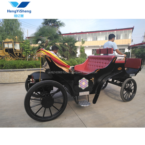 Chariot électrique de style royal de cendrillon avec 4 roues transport touristique spécial de mariage-chariot de cheval à vendre - Product Image 4