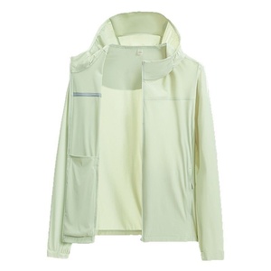 Personnalisé UPF 50 + sweat à capuche zippé femmes chemise <span class=keywords><strong>de</strong></span> soleil à manches longues veste en toile mince pour la <span class=keywords><strong>randonnée</strong></span> été vêtements <span class=keywords><strong>de</strong></span> Protection solaire en plein air - Product Image 1