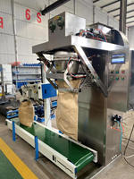 Emballage d'aliments pour animaux sac paquet 20kg 25kg 50kg granule de grain haricots verts riz remplissage Machine d'emballage