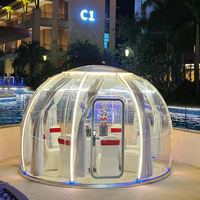 Dôme transparent en polycarbonate pour le glamping et la vie en plein air