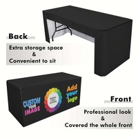 Nappes classiques multi-tailles personnalisables avec logo, en polyester/coton extensible, lavables en machine pour hôtels, banquets, expositions, comptoirs