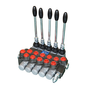 วาล์วควบคุมทิศทางแบบแมนนวลซีรีส์ P40 วาล์วไฮดรอลิกแบบหลายทาง 63MPa สำหรับอุตสาหกรรมเคมี - Product Image 5
