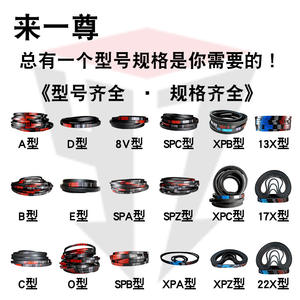 Courroies en caoutchouc pour machines de marque Yizun, courroies trapézoïdales A1036/1041/1050/1067/1080/1092/1100, service de découpe sur mesure - Product Image 5