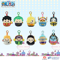 Lot de 12 Boîtes en Gros – Collection de Peluches Dangos Squeeze Keychain de la Série Anime One Piece Egghead – Jouets Tendance – Approvisionnement en Direct TCG