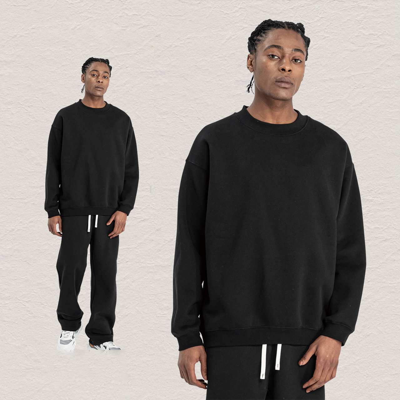 Black sweatshirt
