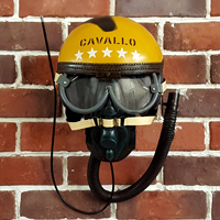Décoration murale rétro créative, casque de pilote de l'armée de l'air américaine, style américain, artisanat pour bar et restaurant