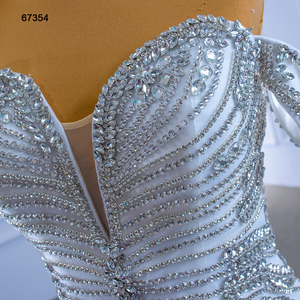 Robes de mariée Jancember RSM67354, nouvelle collection, design tendance, épaules dénudées, pour femmes. - Product Image 4