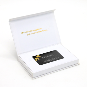 กล่องใส่บัตรเครดิตธุรกิจแบบกำหนดเองสุดหรู พร้อมโลโก้, กล่องใส่บัตรสมาชิก VIP แบบแม่เหล็กแข็งแรง, บรรจุภัณฑ์กระดาษแข็งคุณภาพสูงสำหรับบัตรวีซ่า - Product Image 3