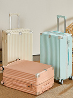 Ensemble de valises de voyage à roulettes 4 roues en PC épaissi, style classique et luxueux, grande capacité, fermeture éclair, port de chargement USB