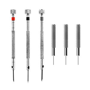 Kit de réparation de montres en acier inoxydable personnalisé OEM, 147 pièces, outils de réparation DIY, démonte-bracelet, ouvre-boîtier, tournevis - Product Image 4