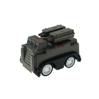 Jouets de véhicules militaires miniatures sans BPA en gros, lanceurs de missiles de poche et chars à rétrofriction pour enfants unisexe