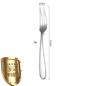 Forchette in Acciaio Inox 304 Lucidate a Specchio, Design Moderno e Semplice, Forchette Spesse di Alta Qualità per Frutta, Snack e Dolci - Product Image 6