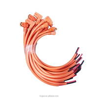 Câble de charge personnalisable unisexe avec connecteur EC5, fil en silicone/caoutchouc 12AWG, échelle 1:5, certifié CE, pour voiture RC, hélicoptère, batterie Lipo