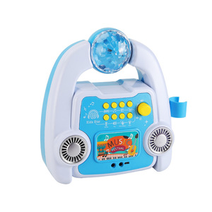 Machine de karaoké musicale multifonctionnelle en gros avec microphone et haut-parleur jouet portable pour enfants - Product Image 1