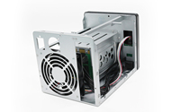 Boîtier de serveur NAS populaire 2026 à 4 baies, haute vitesse, double LAN 2.5G, affichage 4K, pour SSD/HDD 2.5'' et 3.5'', idéal pour le stockage de données cloud