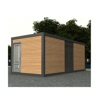 Maison modulaire prédécoupée, structure en acier, facile à assembler, bas prix, conteneur à domicile