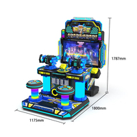 Nouveau simulateur de tir d'arcade à pièces anglais/espagnol/japonais Garantie 1 an Gunshot Tour Gun Shooting Game Machine