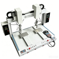 Máquina de Soldadura Automática de Escritorio Programable con Doble Estación, Robot de Soldadura sin Plomo para Electrónica 3C