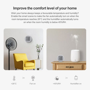 2023 di recente lancio del sensore di umidità della temperatura Tuya Smart WiFi per montaggio a parete/Desktop con rilevamento della batteria scarica PST-WSD400H - Product Image 6