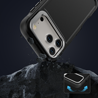 Heavy Duty PC TPU Mobiele Telefoonhoesje Verborgen Camera Ringstandaard Ingebouwde Magneet Beschermhoes voor iPhone 18 Pro Max 17 Hoesje B2B