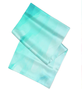 وشاح حريري ساتان مربع-وشاح حريري للنساء - Product Image 2