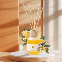 Diffuseur de parfum Relaxlines sans flamme, personnalisable, avec étiquette privée, en verre rond, huile anti-moustiques, aromathérapie pour la maison