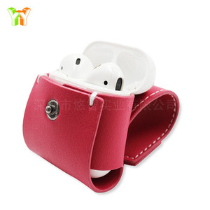 Funda protectora para auriculares inalámbricos Bluetooth de cuero PU coreano/funda protectora para Airpods/bolsa de almacenamiento para auriculares inalámbricos Bluetooth - Product Image 4