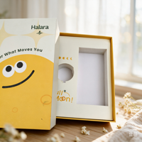 Personnalisation OEM |   Impression de dessins animés en CMJN, boîte rigide en deux parties, insert en mousse personnalisé |   Boîte cadeau |   Emballage de produits quotidiens