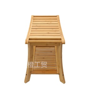 Bamboo Shoe Changing <b>Stool</b> Multi-Function Home Entryway Furniture Living Room <b>Storage</b> Seat - Product Image 4
