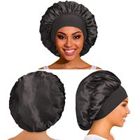 Nouveauté : Bonnets de nuit en satin pour femmes avec logo personnalisé – Bonnets à cheveux doublés de satin de haute qualité pour femmes