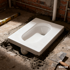 Inodoro S-Trap Squat con tecnología Super Syphon, esmalte vitrificado y construcción <span class=keywords><strong>de</strong></span> cerámica <span class=keywords><strong>de</strong></span> una pieza Sistema avanzado <span class=keywords><strong>de</strong></span> doble descarga - Product Image 3