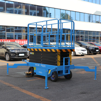 Plateforme de travail aérienne mobile électrique à ciseaux, table élévatrice hydraulique pour la construction