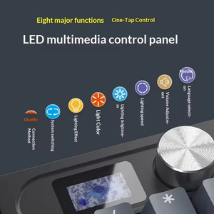 Customizable Three Modes Mechanical Keyboard Wireless Wired With Backlit Display Screen Flexible - Product Image 2