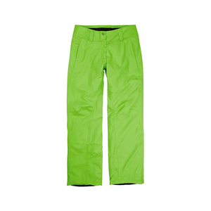 Pantalones de Nieve Impermeables para Hombre, Resistentes, 100% Nailon, Alta Visibilidad, con Bolsillos Laterales, Color Verde Lima, Estilo Deportivo - Product Image 1
