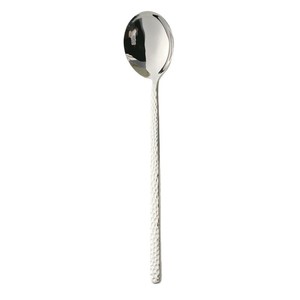 Hammered Textured Spoon 304 Stainless Steel Long Handle Creative Round Spoon For Soup And Eating Silver Gold Rose Gold - Product Image 5