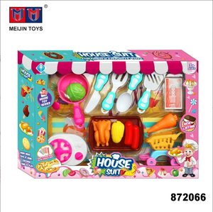 Grand Set de Cuisine Éducatif Réaliste pour Enfants, Jeu de Cuisson en Plastique, <span class=keywords><strong>Dinette</strong></span> sur Chariot, Jouet pour Filles - Product Image 3