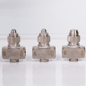 Boquilla Atomizadora de Aire de Acero Inoxidable 12JN de Dos Fluidos con Rosca Interna para Eliminación de Polvo y Humidificación - Product Image 1