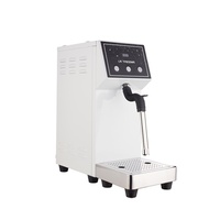 LEHEHE 10L Distributeur de vapeur et d'eau chaude commercial entièrement automatique, écologique, 3000W, pour thé, café et mousse de lait