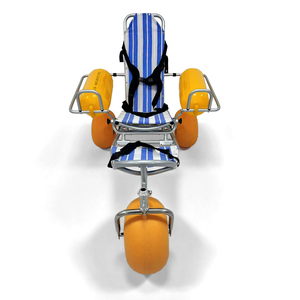 Silla de Ruedas Comercial KSM-SW4 para Playa con Cinturón de Seguridad, Fabricante Chino de Sillas de Ruedas para Accesibilidad en la Playa - Product Image 3