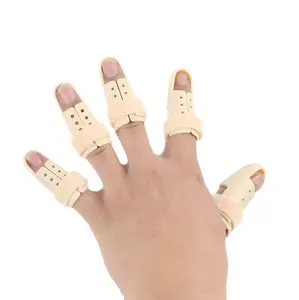 手指夹板槌支撑夹板支撑塑料手指支撑保护器，用于篮球可调手指固定器