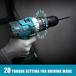 21V Portable Electric Cordless Brush Drill Machine Excellent Lithium Battery Variable Speed Charging <b>Power</b> Drilling - Product Image 4