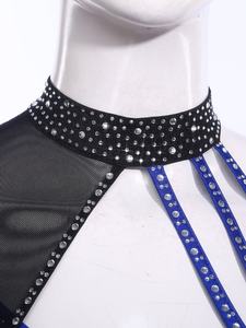 Maillot de Gimnasia para Mujer, Traje de una Pieza, para Patinaje Artístico, Tango, Danza Latina, Cha-Cha, Rumba, Samba - Product Image 3