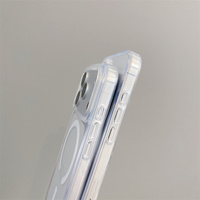 Étui transparent avec bouton de contrôle de la caméra pour iPhone 18 Pro Max, 17 Air, 16, 17 Pro Max, 16, 17 Pro – Coque magnétique en acrylique