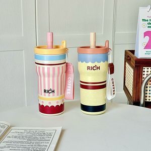 แก้วน้ำเก็บความเย็นสแตนเลส 316 ลายแฟชั่น <span class=keywords><strong>ผนัง</strong></span>สองชั้น พร้อมฝาปิดกันรั่วซึมและฐานกันลื่น - Product Image 6