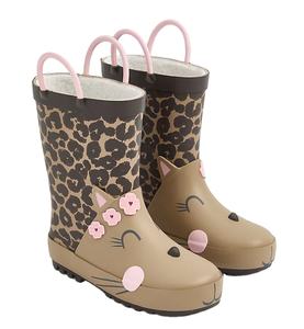 Großhandel Gummi wasserdicht karierte Regens tiefel Kinder China Gummistiefel Bottine Pour Enfants Fille - Product Image 1
