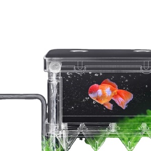 Caja de Incubación para Cría de Guppys, Accesorio de Acuario de Plástico con Diseño Transparente que Aumenta el Oxígeno, para Crías de Peces Vivos - Product Image 2