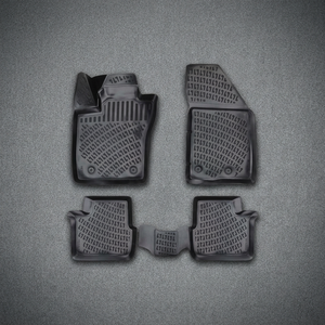 Alfombrilla Universal 3D Negra para Fiat Egea Cross Posterior a 2020, Talla Única, Turquía - Product Image 3