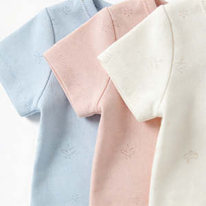 Combinaison bébé personnalisée à étiquette privée, texture confortable, tricot de bambou respirant, combinaison bébé bulle, vente <span class=keywords><strong>en</strong></span> gros - Product Image 2