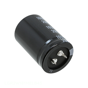 ตัวเก็บประจุแบบมีรูรับแสง180 uF 180 uF 20% 450V คาปาซิเตอร์แบบมีรู LGR2W181MELB45 - Product Image 1